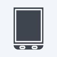 Icon Scanner. suitable for Computer Components symbol. glyph style. simple design editable. design template vector. simple illustration vector
