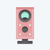 Icon Subwoofer. suitable for Computer Components symbol. flat style. simple design editable. design template vector. simple illustration vector