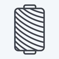 Icon Robbin. suitable for education symbol. line style. simple design editable. design template vector. simple illustration vector