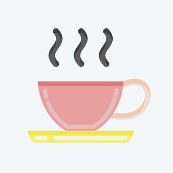 Icon Espresso. suitable for education symbol. flat style. simple design editable. design template vector. simple illustration vector