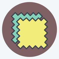 Icon Cloth. suitable for education symbol. color mate style. simple design editable. design template vector. simple illustration vector