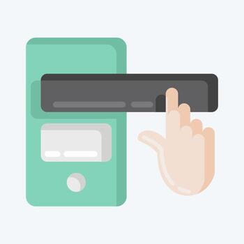 Icon Conversational Interface. suitable for education symbol. flat style. simple design editable. design template vector. simple illustration vector