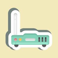 Sticker Router. suitable for Computer Components symbol. simple design editable. design template vector. simple illustration vector