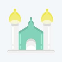 Icon Synagogue. suitable for education symbol. flat style. simple design editable. design template vector. simple illustration vector