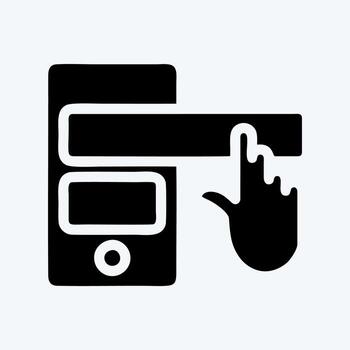 interfaz conversacional de iconos. adecuado para el símbolo de la educación. estilo de glifo. diseño simple editable. vector de plantilla de diseño. ilustración sencilla