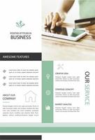 Abstract Business Background. Layer template. Brochure or flyer vector