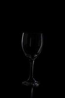 empty wine glass photo