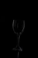 empty wine glass photo