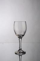 empty wine glass photo