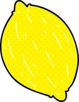 cartoon of a lemon vector