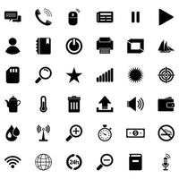 conjunto de iconos de comunicación. paquete de iconos de comunicación ilustración vectorial vector