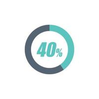 progress circle bar icon . loading icon vector illustration
