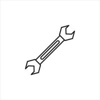 wrench vector for website symbol icon presentation