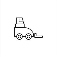 forklift vector for website symbol icon presentation