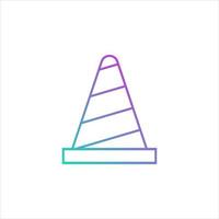 barricade cone vector for website symbol icon presentation