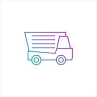 truck vector for website symbol icon presentation