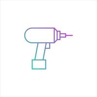 hand drill vector for website symbol icon presentation