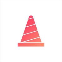 barricade cone vector for website symbol icon presentation