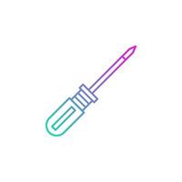 screwdriver vector for website symbol icon presentation