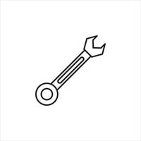 wrench vector for website symbol icon presentation