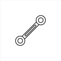 wrench vector for website symbol icon presentation