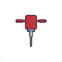 ground drilling tool vector for website symbol icon presentation