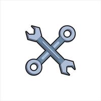 wrench vector for website symbol icon presentation