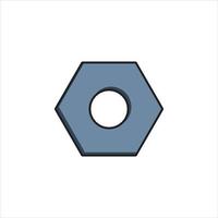 bolt and nut vector for website symbol icon presentation