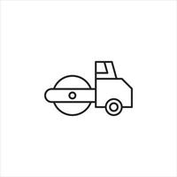 bulldozer vector for website symbol icon presentation