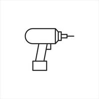 hand drill vector for website symbol icon presentation