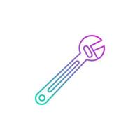 wrench vector for website symbol icon presentation