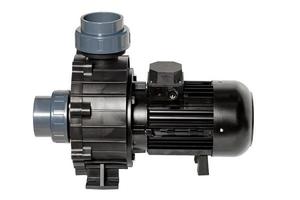 Pool pump for circulating water as part of a water treatment and filtration system. photo