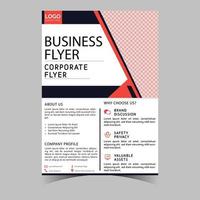 Business letterhead template corporate flyer design vector