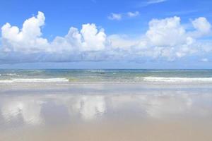 beach and beautiful tropical sea photo