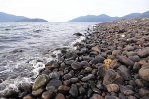 pebble on island, Lipe island, Thailand photo