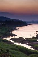 río mekong, tailandia y laos foto