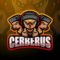 Cerberus mascot design vector