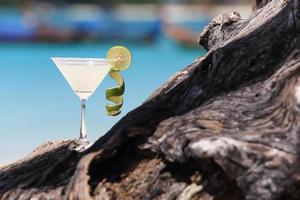 margarita cocktail on beach photo