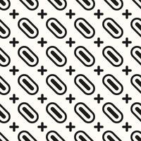 Vector Geometric Abstract Seamless Monochrome Pattern Texture Repeating Background