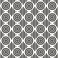 Vector Geometric Abstract Seamless Monochrome Pattern Texture Repeating Background