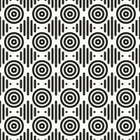 Vector Geometric Abstract Seamless Monochrome Pattern Texture Repeating Background