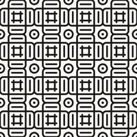 Vector Geometric Abstract Seamless Monochrome Pattern Texture Repeating Background