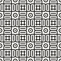 Vector Geometric Abstract Seamless Monochrome Pattern Texture Repeating Background