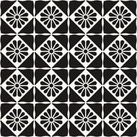 Vector Geometric Abstract Seamless Monochrome Pattern Texture Repeating Background