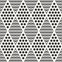 Vector Geometric Abstract Seamless Monochrome Pattern Texture Repeating Background