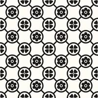 Vector Geometric Abstract Seamless Monochrome Pattern Texture Repeating Background