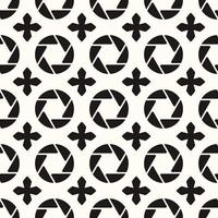 Vector Geometric Abstract Seamless Monochrome Pattern Texture Repeating Background