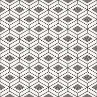 Vector Geometric Abstract Seamless Monochrome Pattern Texture Repeating Background