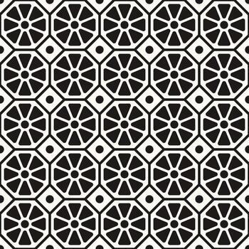 Resumen geométrico vectorial perfecta textura patrón monocromo repetición de fondo vector