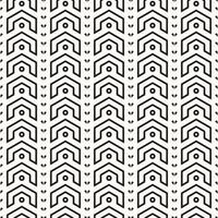 Vector Geometric Abstract Seamless Monochrome Pattern Texture Repeating Background